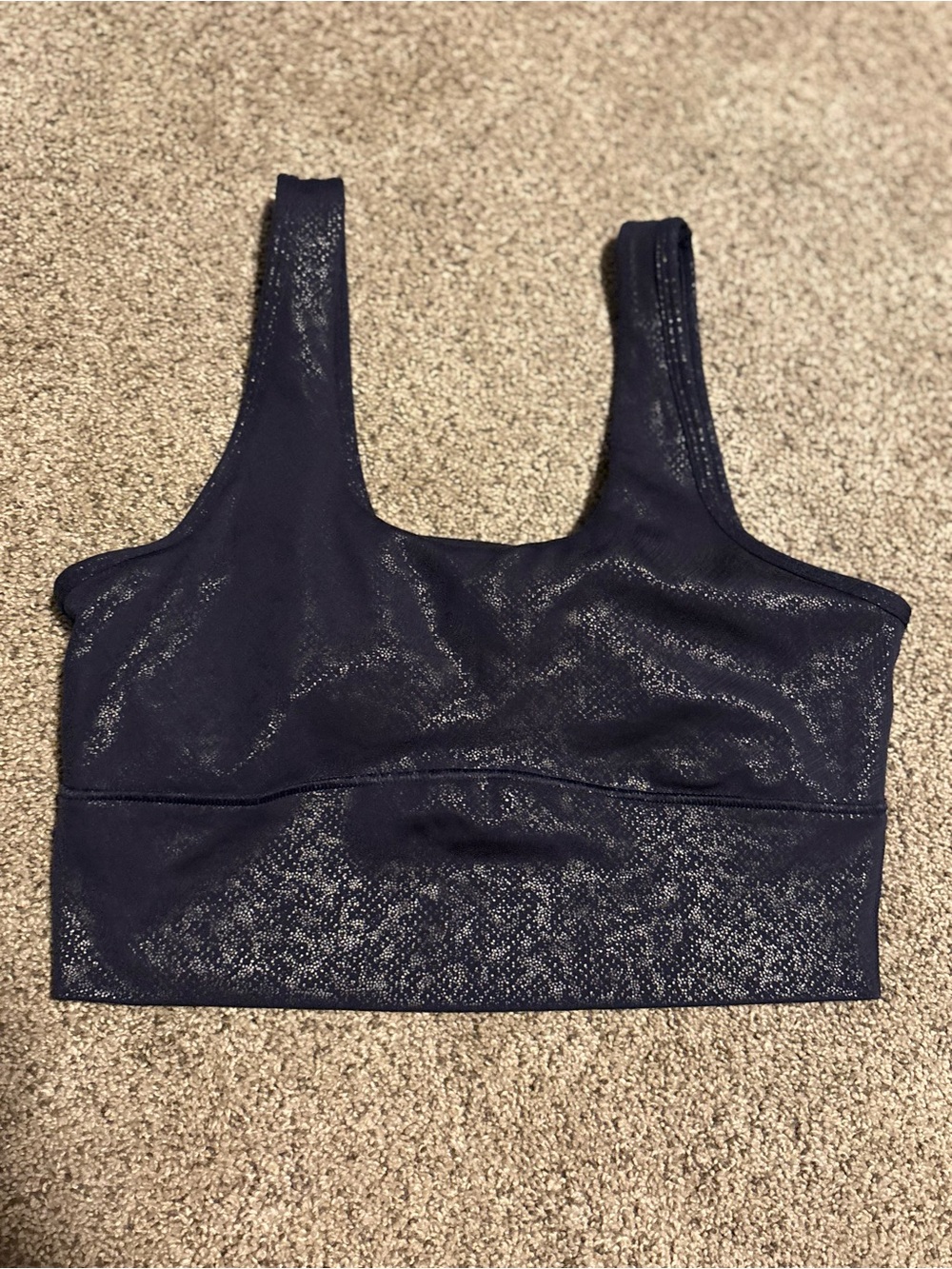 Under Armour Navy Shimmer Sports Bra